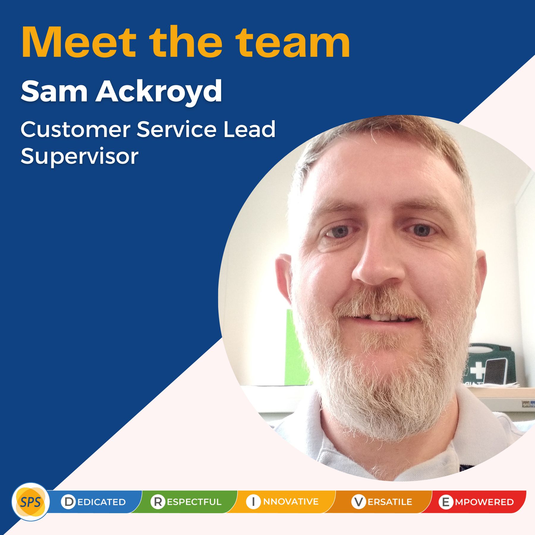 Meet the Team – Sam Ackroyd (Customer Services Lead Supervisor ...